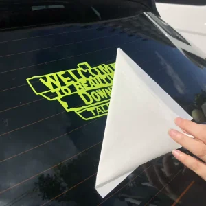 UV Protect Custom Cut Out Logo Vinyl Transfer Shop Glass Sticker Bumper Decal Vinyl Car Wrap Window Sticker