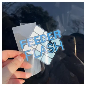 UV Resist Outdoor Auto Vehicle Use Custom Logo Die Cut Vinyl Decal Transparent Car Windshield Stickers Car Window Clear Sticker