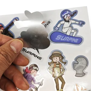 UV Resist Printing Waterproof Durable White Vinyl PVC Self Adhesive Die Cut Customized Logo Sticker Custom Stickers