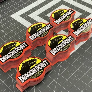 UV Resist Weatherproof Self Adhesive Label Printing Durable Waterproof Custom PVC Vinyl Sticker Die Cut Logo Custom Stickers
