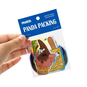 UV Resist Weatherproof Self Adhesive Logo Label Printing Waterproof Die Cut Logo Stickers Vinyl PVC Custom Stickers