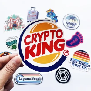 UV Resistant Custom Printing Individual Die Cut Vinyl Stickers Adhesive Waterproof PVC Label Company Logo Cartoon Stickers