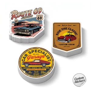 UV Resistant Custom Retro Vintage Aesthetic Sticker Assorted Die Cut Waterproof Decals Bumper Stickers