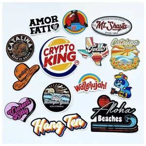 UV Resistant Durable Custom Waterproof Logo Printing Car Vehicle Decal Stickers Vinyl Die Cut Logo Custom Stickers