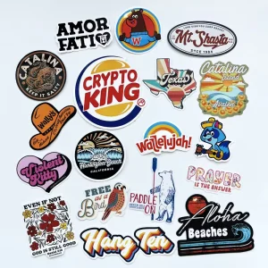 UV Resistant Scratch Proof Custom Waterproof Brand Logo Printing Car Decal Stickers Die Cut PVC Vinyl Custom Stickers