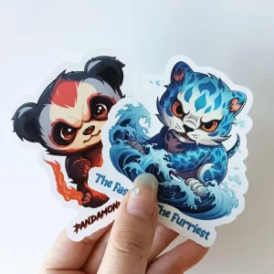 UV Resistant Waterproof Custom Self-Adhesive Die Cut Vinyl Stickers Logo Printing Vinyl Stickers for Promotion