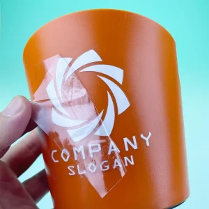 UV Transfer Stickers Custom Logo For Journals Cup Box Jar