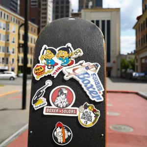 Unique Art Style Cartoon Vinyl Stickers for Promotional Gifts and Personal Use