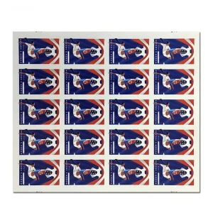 United States Postal Stamps Labels Forever Us Various Formats Patriotic Waterproof Sticker Postage Stamps Labels for COLLECTION