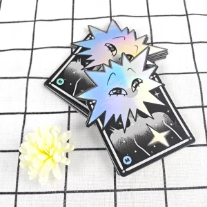 Uv Printing Custom logo Die Cut Vinyl Stickers Personalized Hologram Laser Vinyl Waterproof Anime Cartoon Clear Die Cut Stickers