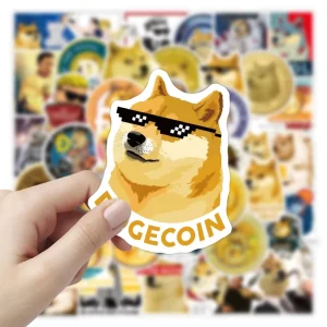 VOGRACE Cartoon Anime Custom High Quality PU Die Cut Sticker Hologram Stickers With Your Design