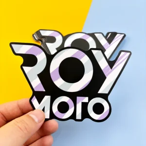 Various Shapes Stickers Die Cut Waterproof UV Resistant Vinyl Stickers for Business Logo