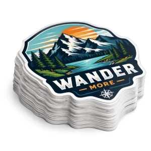 Vinyl Custom Die Cut Stickers Logo Sticker Personalized Waterproof Adhesive Brand Design Print for Business Packaging