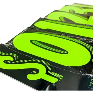 Vinyl Decals for Cars Chartreuse Large Number Stickers Windshield Numbers Pro Pack Dealer Supplies Print Your Sticker