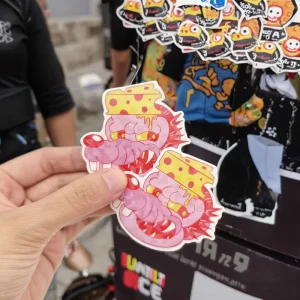 Vinyl Die Cut Cartoon Wall Stickers Waterproof & Weatherproof Custom Label Logo Matte Varnishing Custom Shapes Promotional Gifts
