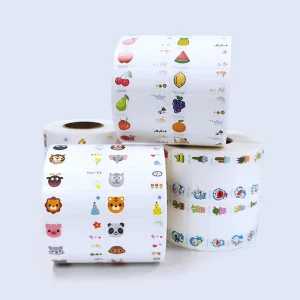 Vinyl Pvc Adhesive Sticker Name Sticker Roll Name Label Stickers for Kids on Books