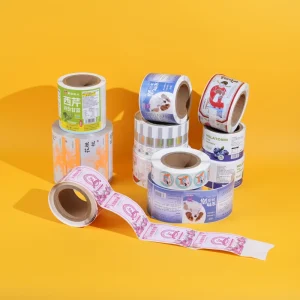 Vinyl Sticker Printing Adhesive Labels Custom Barcode Roll Label Sticker Factory Custom Custom logo Sticker Ink Jet Label