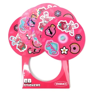 Vograce New Arrival Custom Vinyl Sticker Waterproof Die Cut Sticker CD Vinyl Sticker Sheet