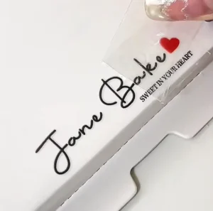 Water Resistant Crystal Label UV Transfer Printed Advertising Stickers Promotional Adhesive Tapes For Welcome Gifts