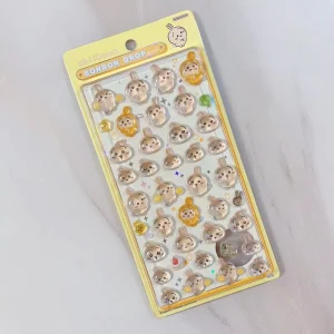 Water Resistant PVC Sticker with Epoxy Resin Coating High Definition Printing Funny Sticker