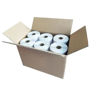 Waterproof 4X6 Direct Thermal Adhesive Sticker Labels 500Pcs Paper Shipping Labels With High Adhesion Customizable Size