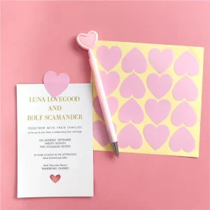 Waterproof Acrylic Stickers Customization Transparent Coated Paper Self adhesive Labels Custom made New Year Logo Bag Sealing