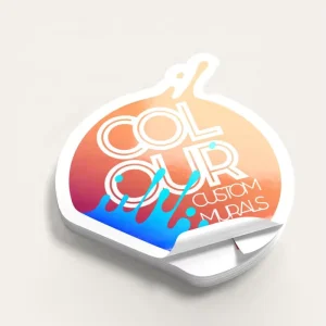 Waterproof Adhesive PVC Printed Die Cut Vinyl Custom Logo Stickers