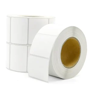 Waterproof Adhesive Sticker 40*30mm*400label Thermal Label Paper Printer Rolls Sticker Image Long Life BPA Free Customizable