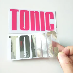 Waterproof Anti UV Custom Printing Die Cut Vinyl Car Decals Word Alphabet Clear Hot Transfer Sticker