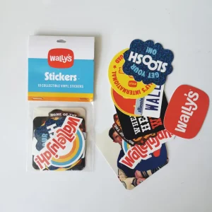 Waterproof Cartoon Sticker Packs in OPP Bag for Promotion Use Pack Stickers Die Cut PVC Vinyl Stickers