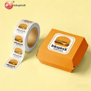 Waterproof Cosmetic Packaging Labels Custom Waterproof Self-Adhesive Vinyl Stickers Logo Roll Foof Labels Printing