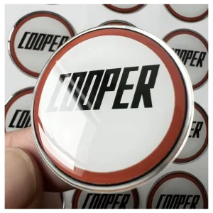 Waterproof Custom 3D Label Printing Gel Stickers Clear Raised Round Brand Logo Soft Crystal Epoxy Resin Dome Stickers for Car