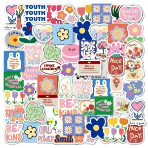 Waterproof Custom Adhesive Label Logo Die Cut Vinyl Stickers Printing Cartoon Die Cut Sticker