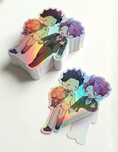 Waterproof Custom Printed Vinyl Kiss cut Cute Cartoon Paper Stickers for Stationery Decoration Stickers