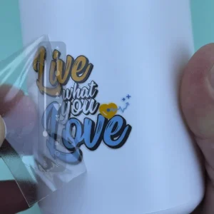 Waterproof Customized Cold Uv Transfer Sticker Custom Logo