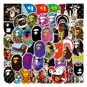Waterproof Graffiti Ape Man Stickers for DIY Scooter Notebooks