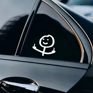 Waterproof Outdoor Humorous Funny Decals Personalized Decorative Advertising Custom Laptops Car Sticker