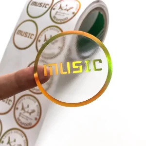 Waterproof PET Translucent Label Sticker Paper Transparent Printable Vinyl Custom Size Stickers Clear Adhesive Sticker