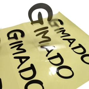 Waterproof PET Translucent Label Sticker Paper Transparent Printable Vinyl Custom Size Stickers Clear Adhesive Sticker