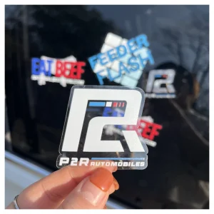 Waterproof PET Translucent Label Sticker Transparent Thick Opaque Printing Vinyl Custom Size Stickers Clear Adhesive Sticker