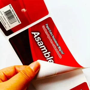 Waterproof PP Product Details Sticker Label for Business Use