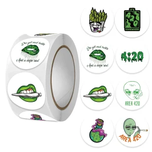 Waterproof PVC Air Cushion Sealing Adhesive Sticker Self adhesive UV Coated Label for Supermarket Grocery & Promotion Use