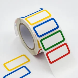 Waterproof Paper Self Adhesive Labels Custom Printed Paper Sticky Tags for Packaging