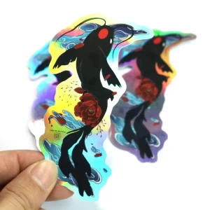 Waterproof Personalized Journal Cute Printing Die Cut Sticker PVC Vinyl Anime Cartoon Decorative Custom Holographic Stickers