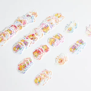 Waterproof Personalized Printing Permanent Self adhesive Cartoon Sticker Handbook Art Sticker Custom