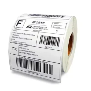 Waterproof Roll A6 Waybill Printing Adhesive Paper 100×150 White Direct Thermal Shipping Label 4×6 Thermal Sticker