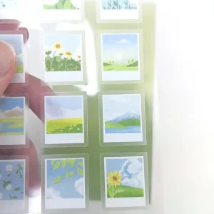 Waterproof Self Adhesive Vinyl Custom Printed Kawaii Decor Sticker Sheet and Single Stickers
