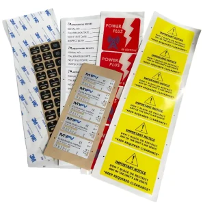 Waterproof Self Adhesive Vinyl Thermal Shipping Label Sticker Digital Printing Customized Graphic Overlay Supermarket Promotion