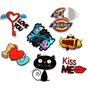 Waterproof Stickers Custom Die Cut Car Sticker Vinyl Adhesive Print Vinyl Stickers