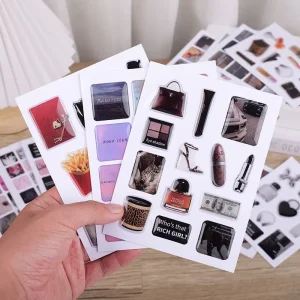 Waterproof Strong Adhesive Decorative Epoxy Dome Stickers Labels Printing 3D Resin Sticker for Phones Laptop Puffy Sticker